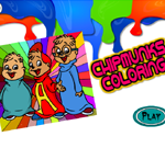 Free Games - Chipmunks Coloring