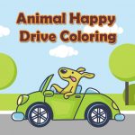 Free Games - Animal Happy Drive Coloring