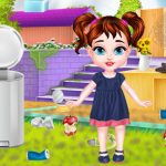 Free Games - Baby Taylor Backyard Cleaning