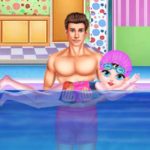 Free Games - Baby Taylor Learn Swimming