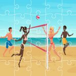 Free Games - Beach Volley Ball Jigsaw