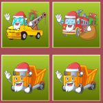 Free Games - Christmas Trucks Memory