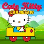 Cute Kitty Car Jigsaw