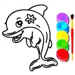 Free Games - Dolphin Coloring Book