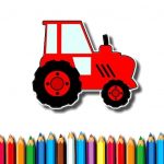 Free Games - Easy Kids Coloring Tractor
