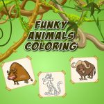 Free Games - Funky Animals Coloring