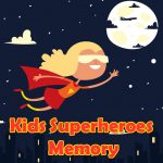 Free Games - Kids Superheroes Memory