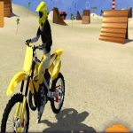 Free Games - motor cycle beach stunt