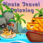 Free Games - Pirate Travel Coloring