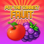 Free Games - Put The Correct Fruit