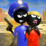 Free Games - Stickman Police VS Gangsters Street Fight