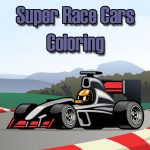 Free Games - Super Race Cars Coloring