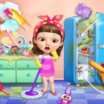 Free Games - Sweet Baby Girl Cleanup Messy House