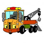 Free Games - Tow Trucks Coloring