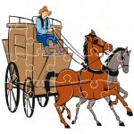 Free Games - Wagons Jigsaw