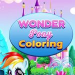 Free Games - Wonder Pony Coloring