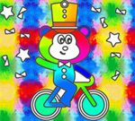 Free Games - Coloring Book: Monkey Rides Unicycle