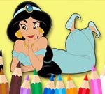 Free Games - Coloring Book: Princess-jasmine