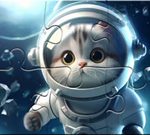 Free Games - Jigsaw Puzzle: Astronaut-cat