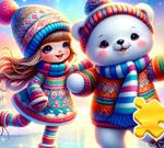 Free Games - Jigsaw Puzzle: Girl On The Rink